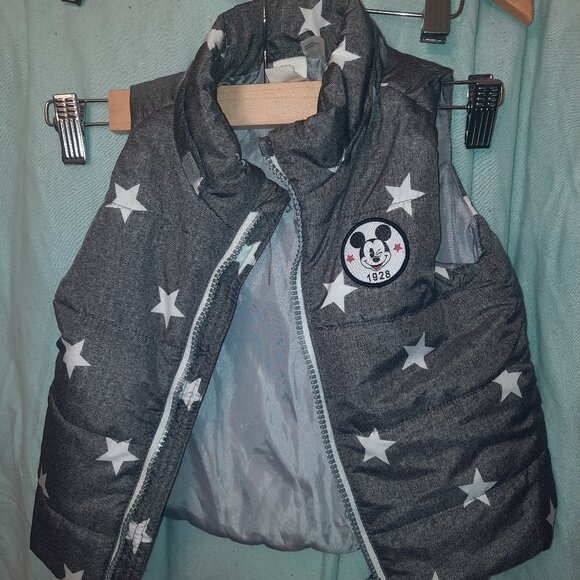 H&M Disney Mickey Mouse Puffer Vest toddler - Picture 1 of 3